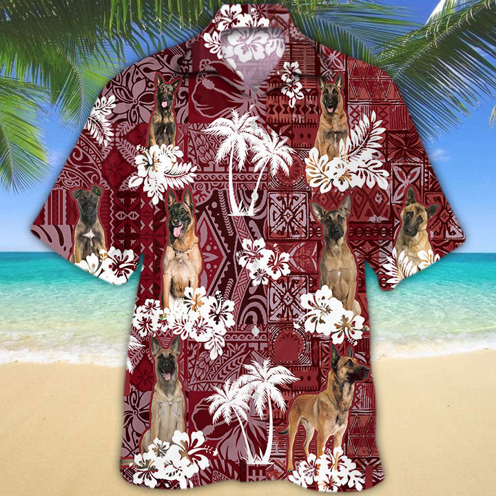 Belgian Malinois Hawaiian Shirt, Coolspod Dog Hawaiian Shirt Short Sleeve For Men Women