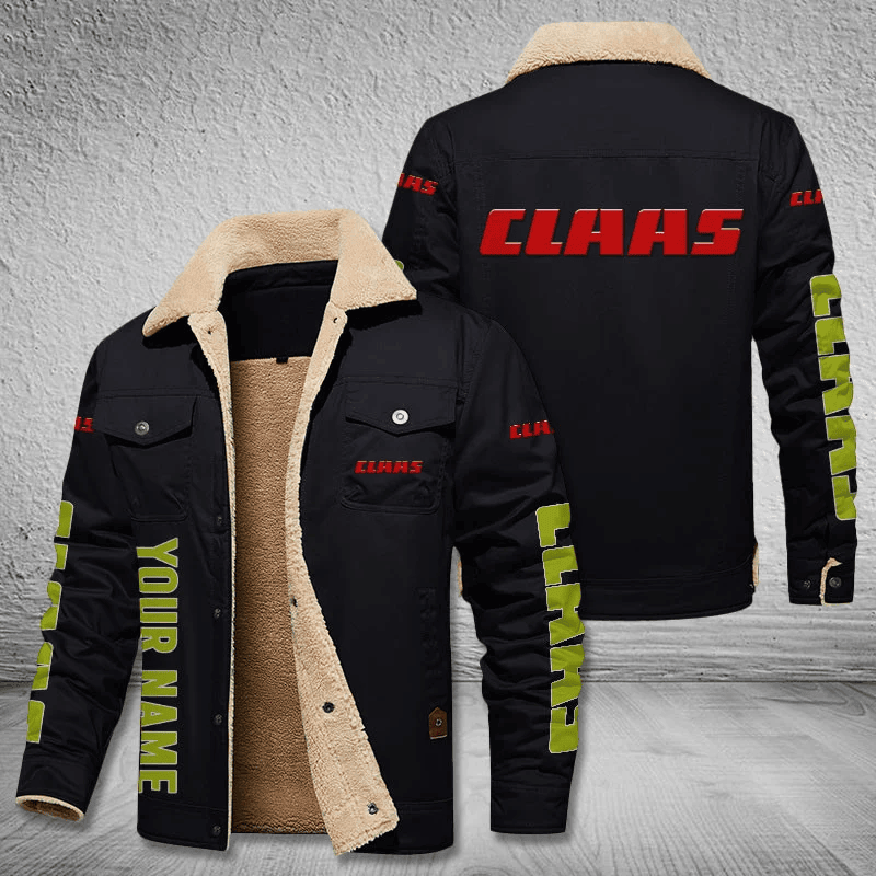 Claas Unisex Custom Name Stand Collar Jacket