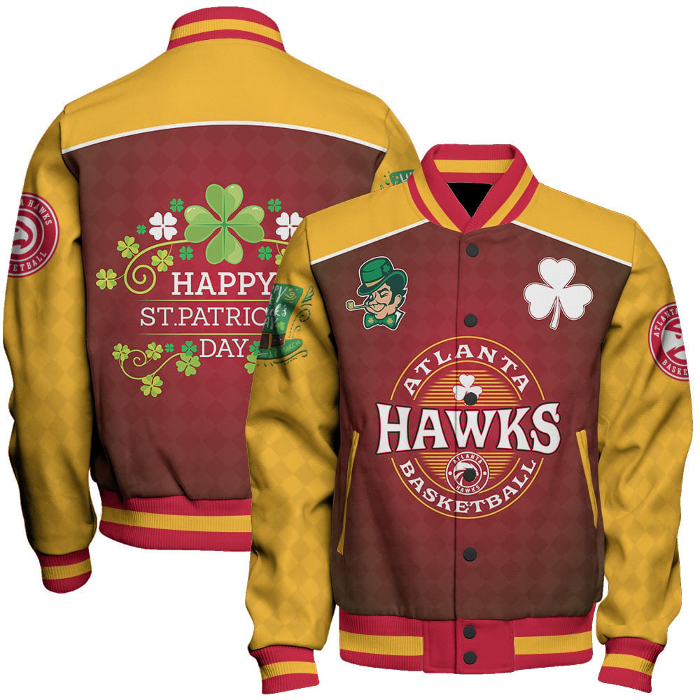 Atlanta Hawks National Basketball Association AOP Varsity Jacket STM Ver 09