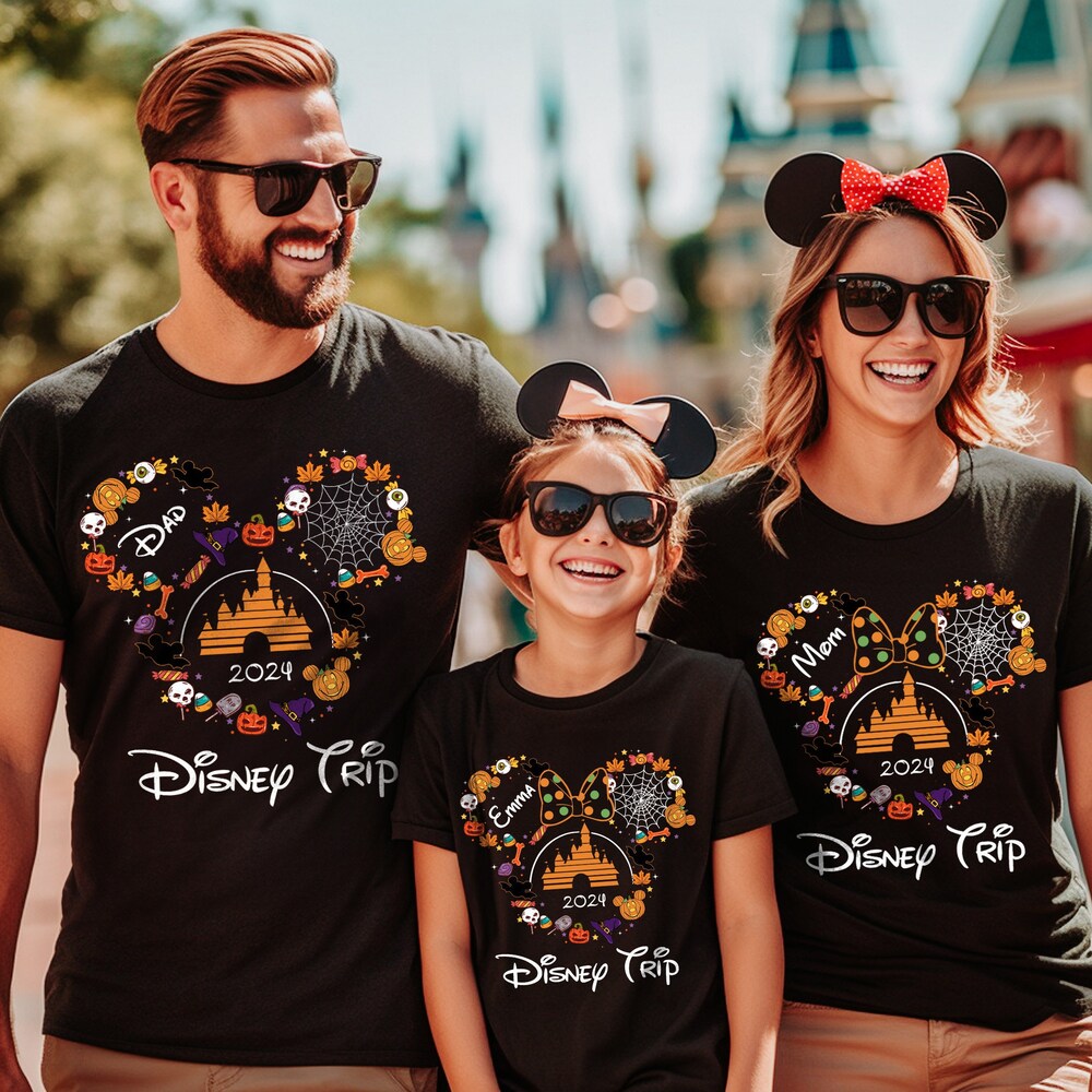 Disney Halloween 2024 Shirts, Disney Not So Scary Shirt, Disney Family Matching Shirts, Disneyland Halloween Shirts, Mickey Halloween Shirts x Trending 2024 X Decanow