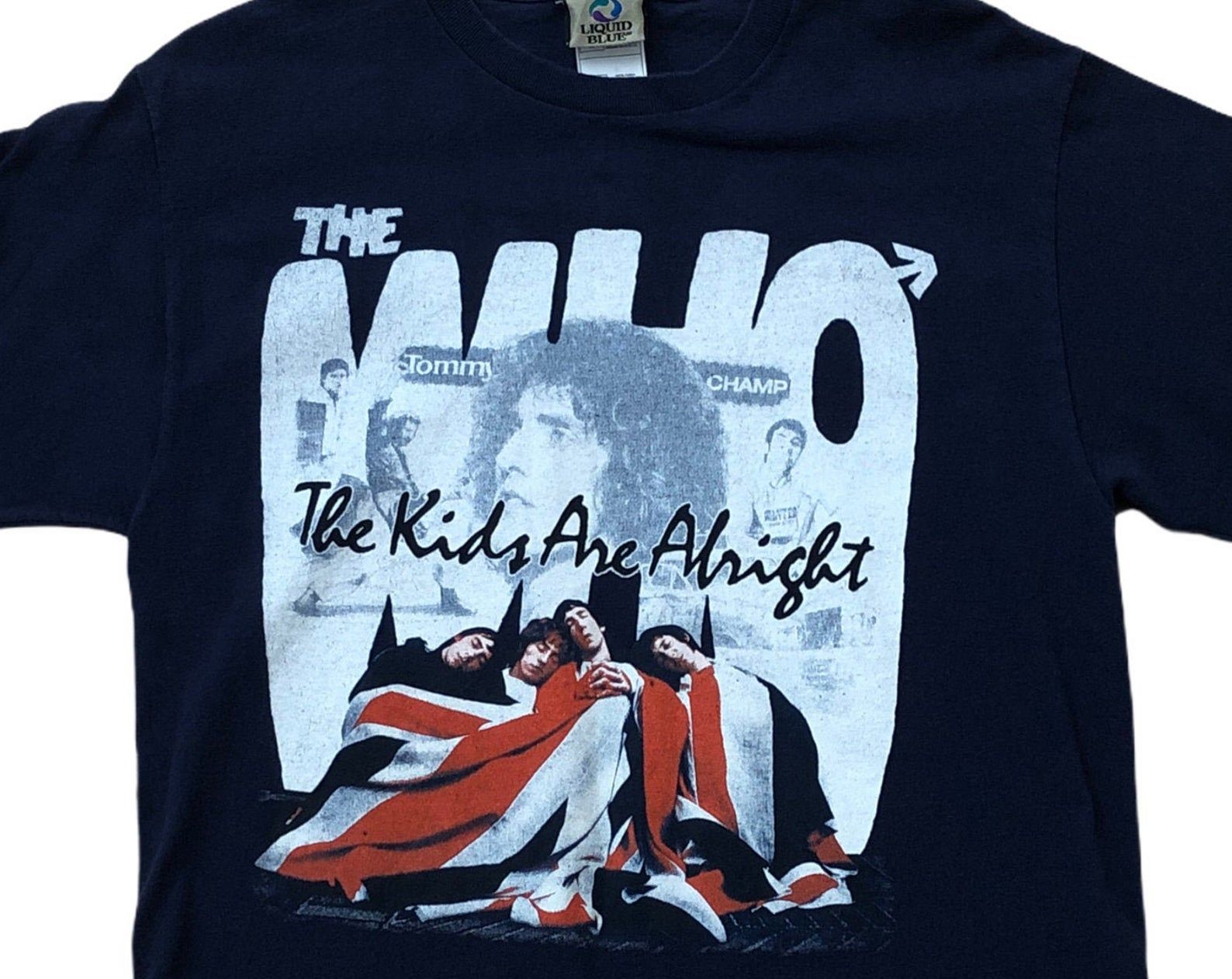 The Who The Are Alright Vintage 90S Y2K 00S Daltrey Townshend Moon British Union Jack Band Graphic T-Shirt