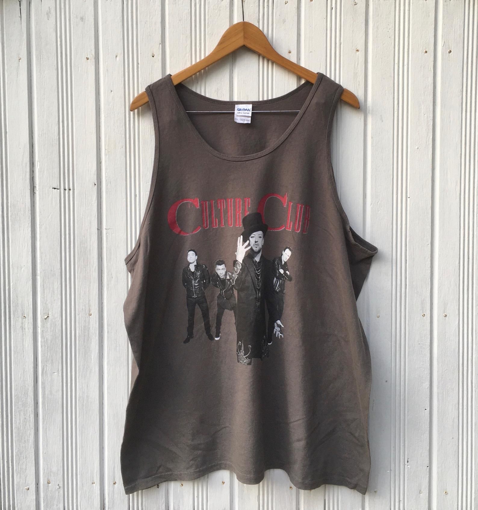 Culture Club English Rock Band Vintage Style Tshirt X