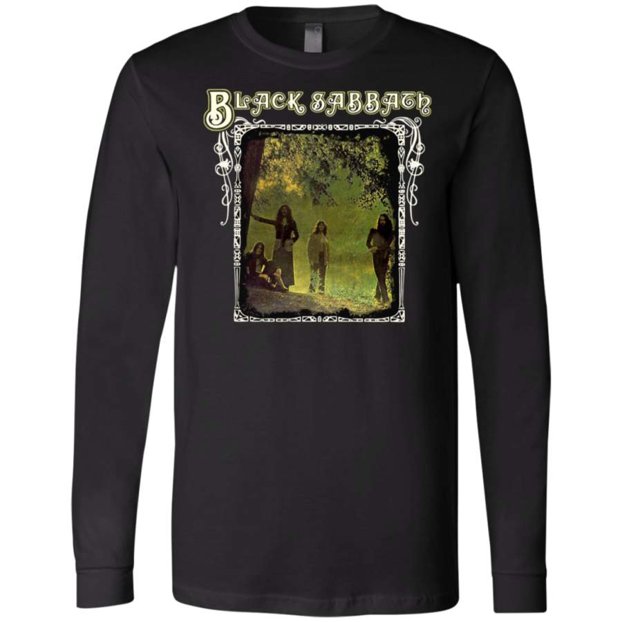 Black Sabbath Band Canvas Long Sleeves T-Shirt Donuink Store