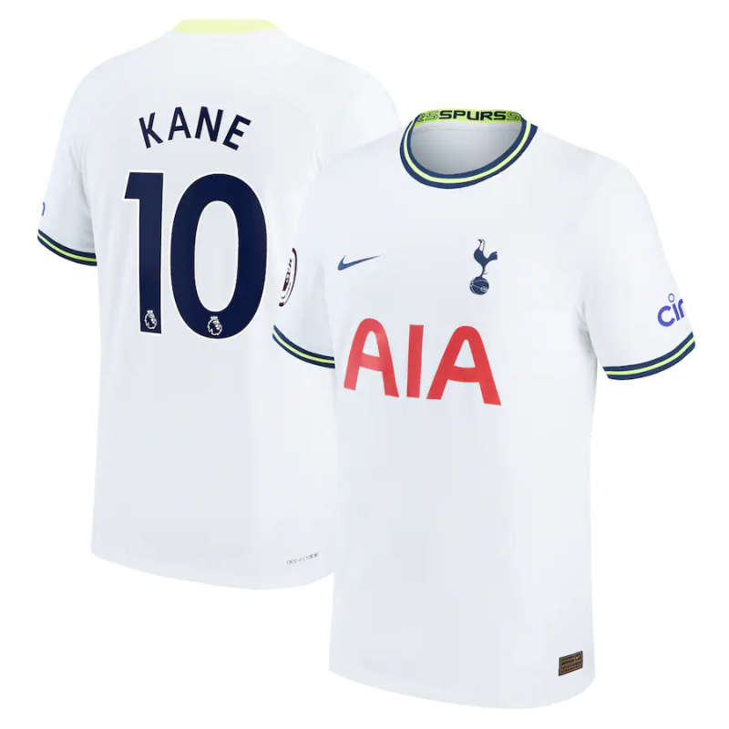 Tottenham Hotspur Home Shirt   2022-23 With Harry Kane 10 Printing