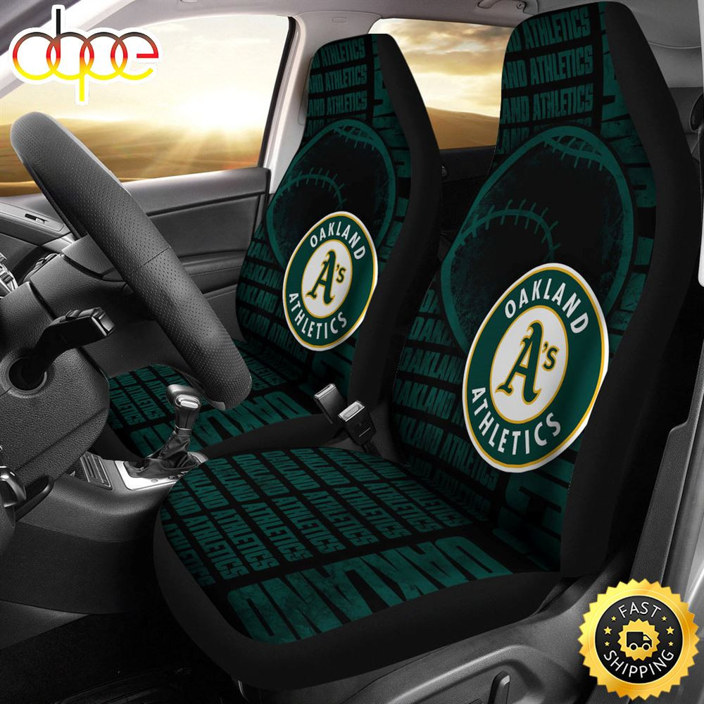 Gorgeous The Victory Oakland Athletics Car Seat Cover Set CSC4940