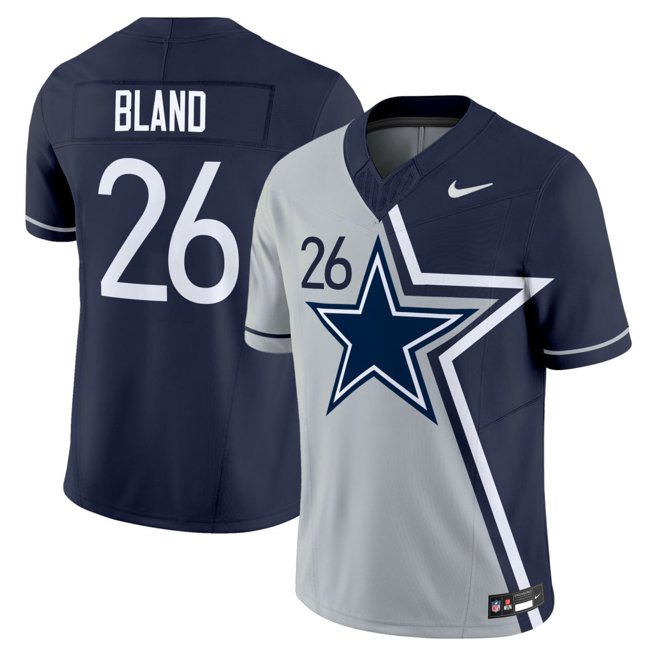 Bland #26 Dallas Cowboys Jersey – All Stitched