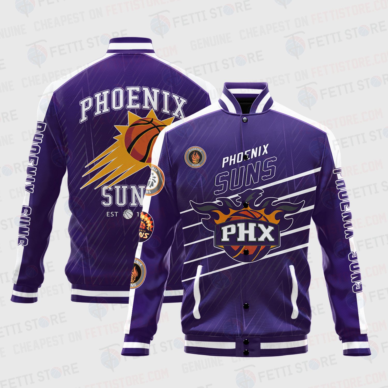 Phoenix Suns National Basketball Association Varsity Jacket SH BJ56