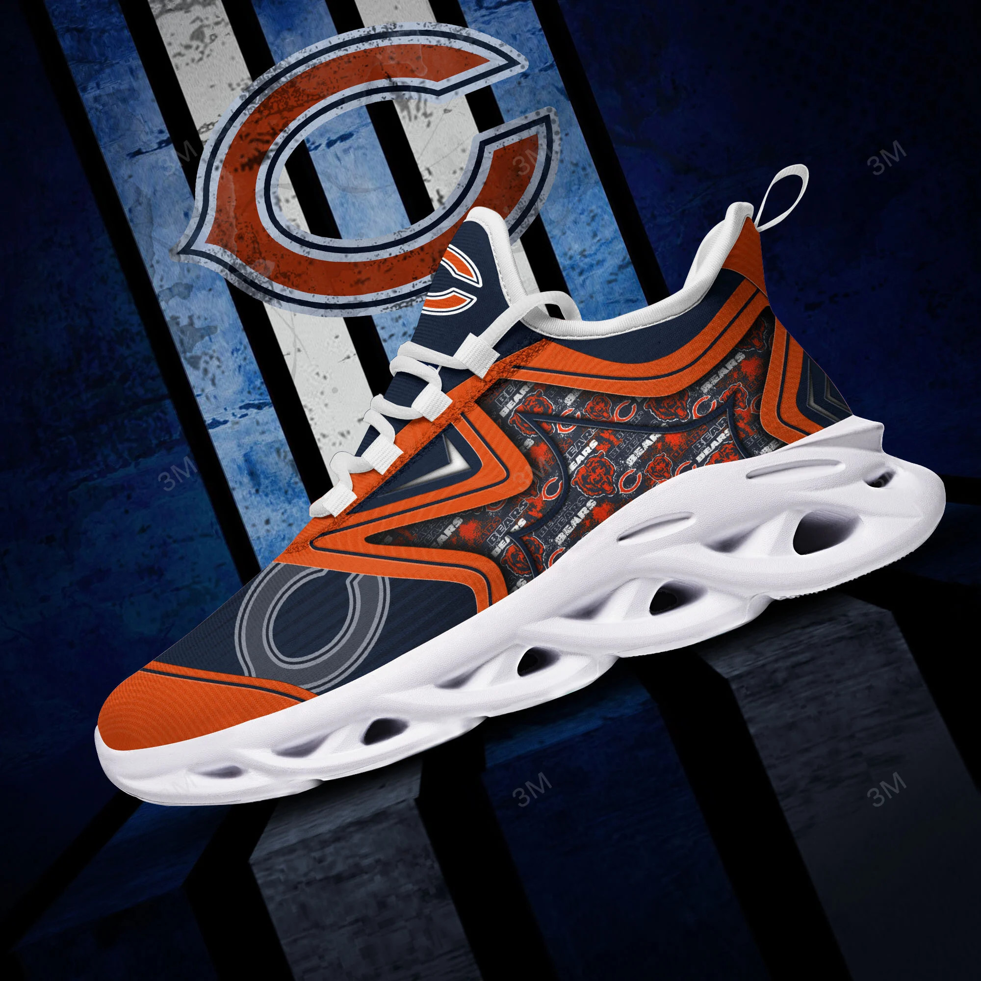 Chicago Bears Clunky Sneaker Max Soul Shoes MS3751