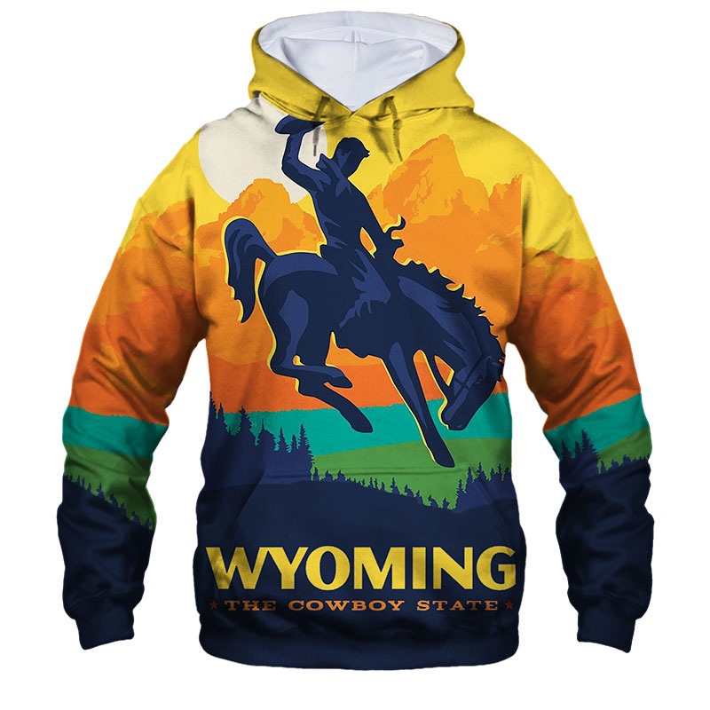 Wyoming The Cow Boy State Men And Women Shirt, Hoodie, Clothing