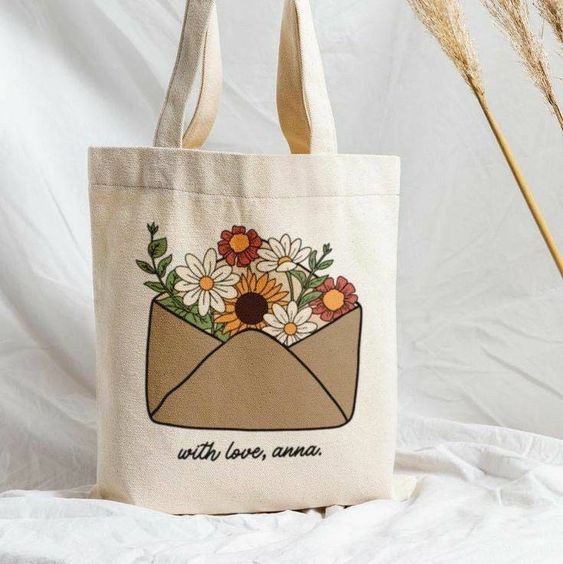 Eco Tote Bag  La Boca Mama, Canvas Tote Bags, Tote Bag Design, Tote Bag Idea