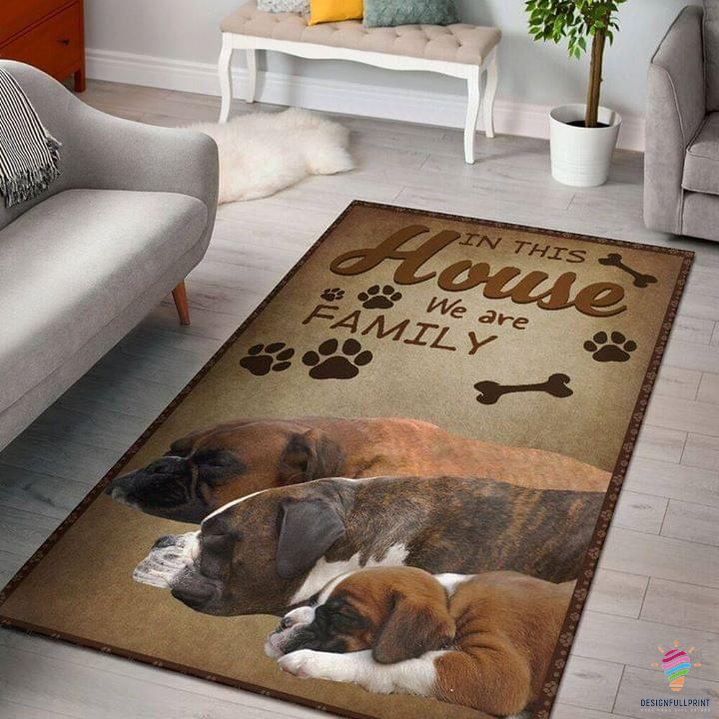 Bull Dog In This House We Are Family …