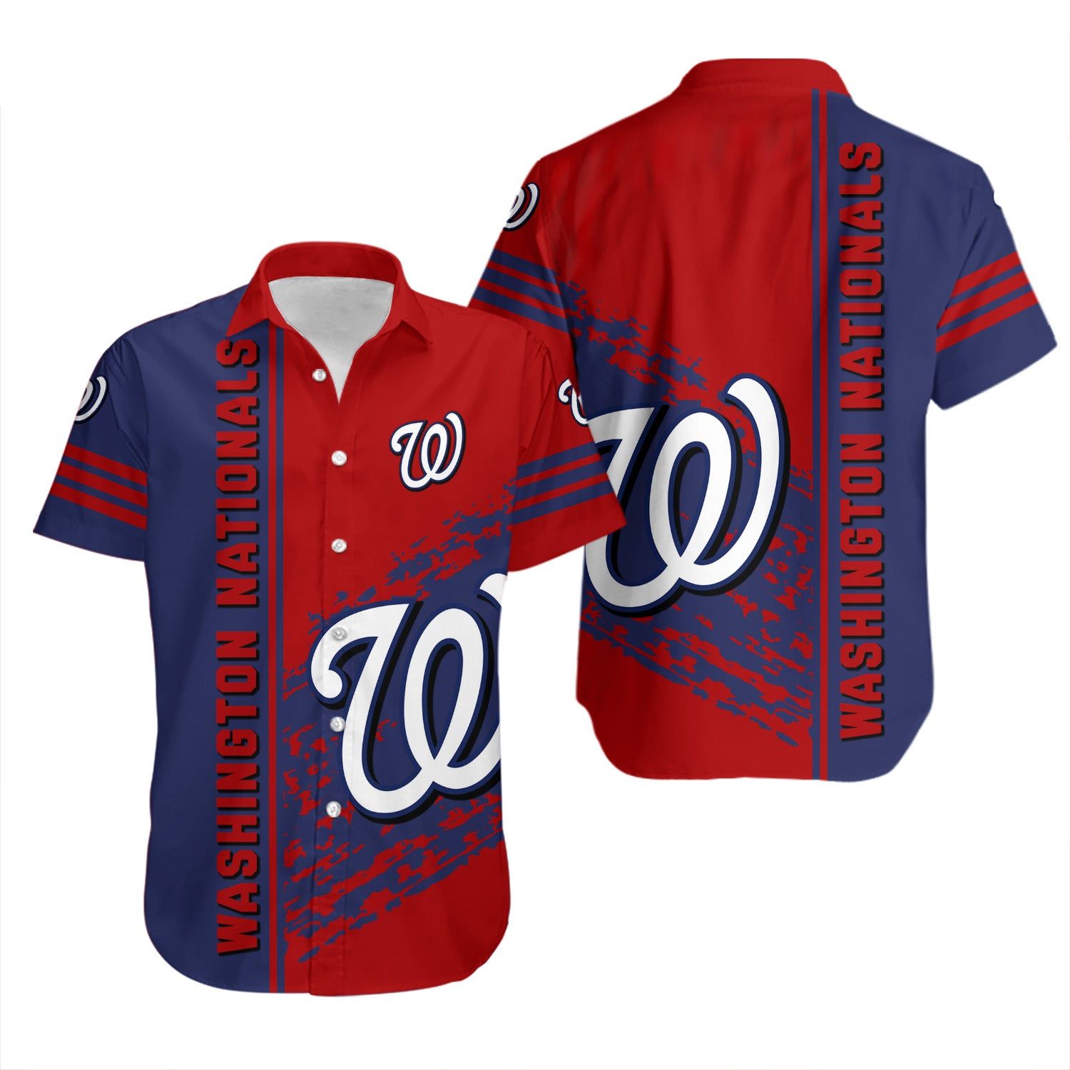 Washington Nationals Hawaiian Shirt Quarter Style – Mlb