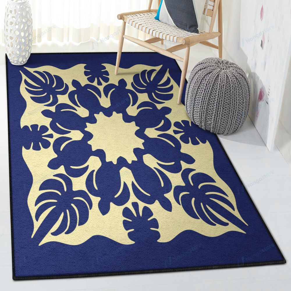 Summer Vacation Rugs Hawaiian Turtle Area Rectangle Rugs Carpet Living Room Bedroom
