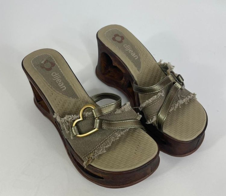 Dijean Heart-Heeled Sandals