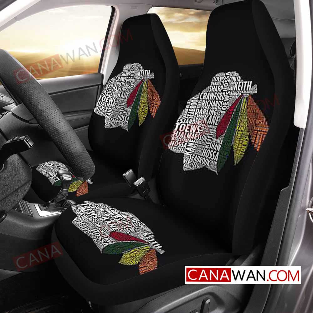 Chicago Blackhawks Car Seat Cover Set CSC6298