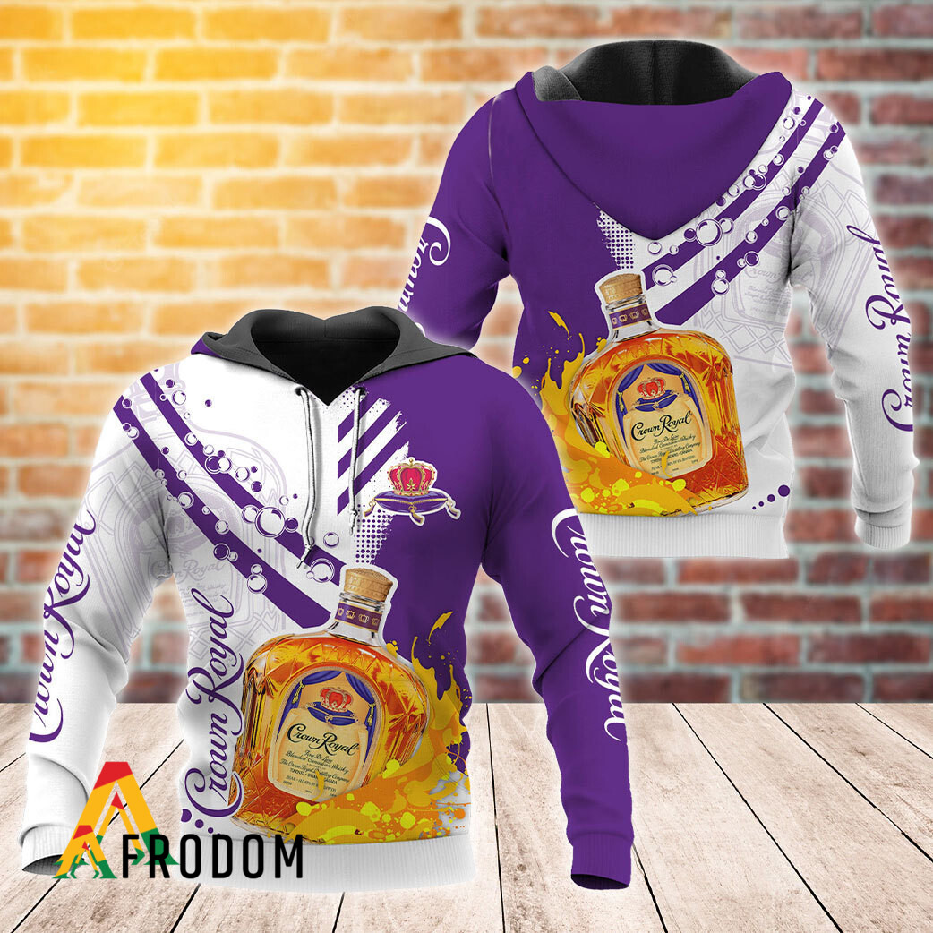 Funny Water Splash Crown Royal Hoodie & Zip Hoodie