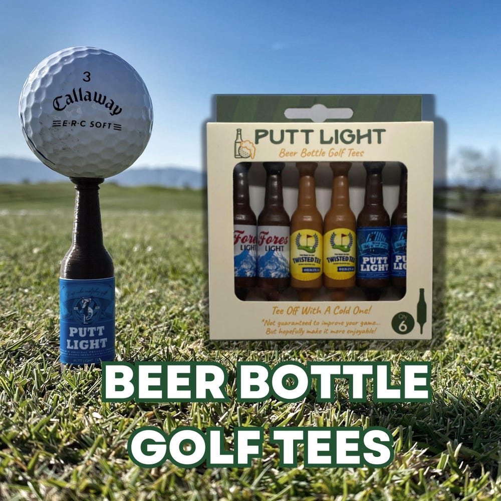 Beer Bottle Golf Tees - Golf Gift For Him Christmas Present For Men Golf Accessories Golf Tournament Favors Holiday Gift For Him Funny Golf X Halloween Collection From Snorider