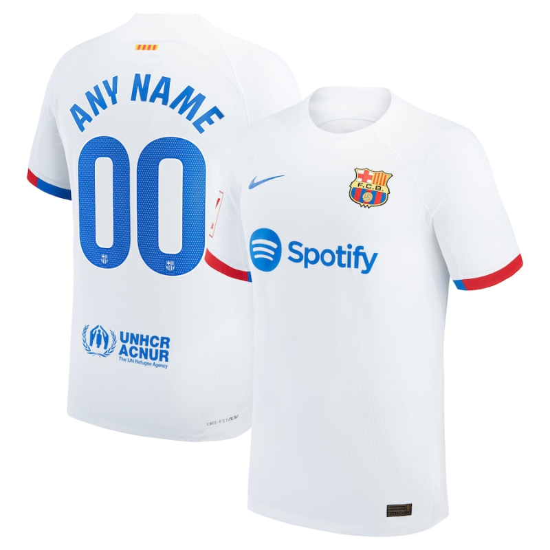 Barcelona Shirt  2023/24 Away Customized Jersey – White