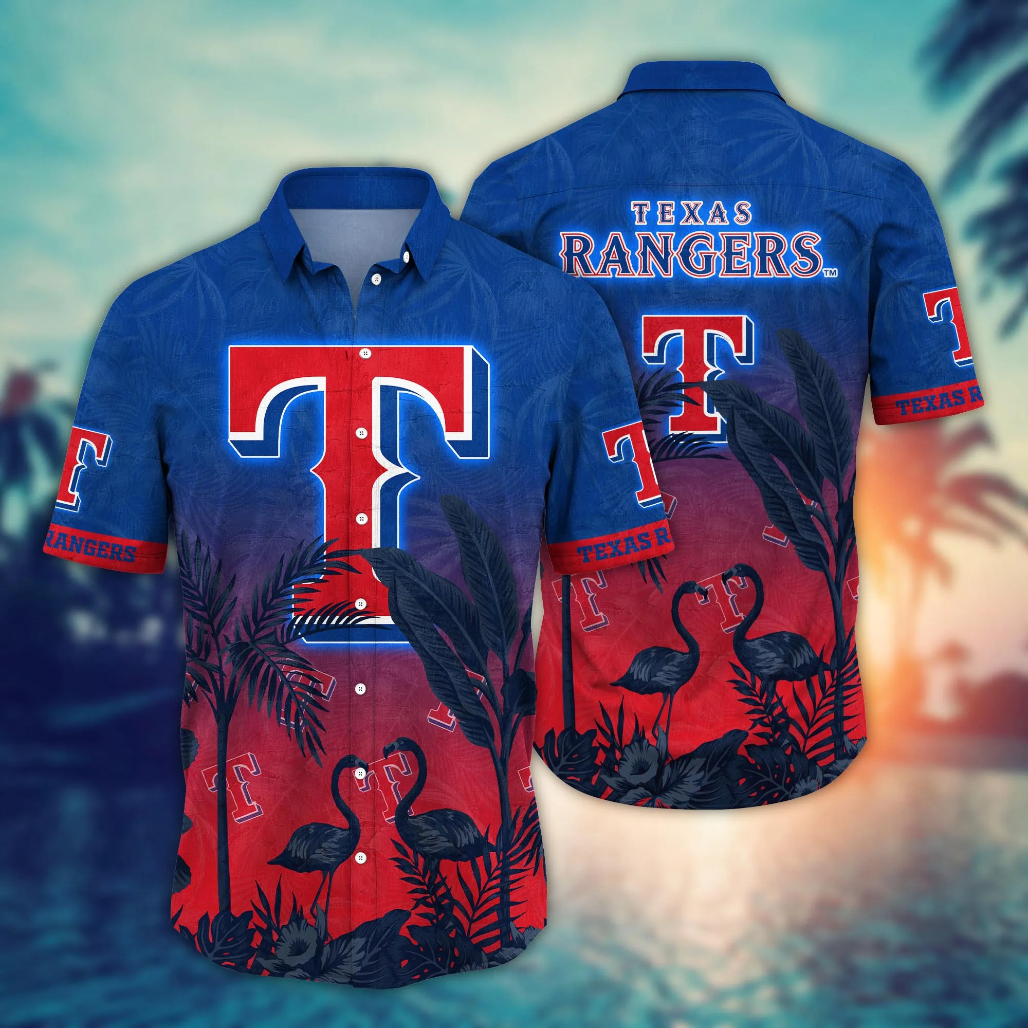 Texas Rangers Mlb Hawaiian Shirt Firefliestime Aloha Shirt