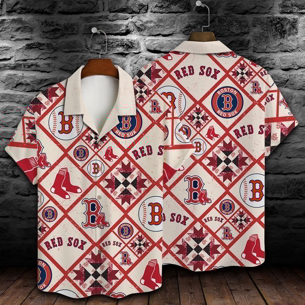 Boston Red Sox Mlb Summer 3D Hawaiian Shirt