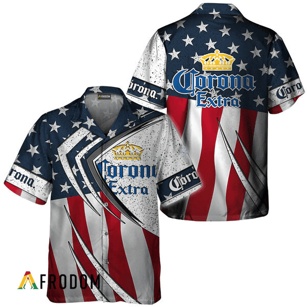Corona Extra Fourth Of July Esports Hawaiian Shirt