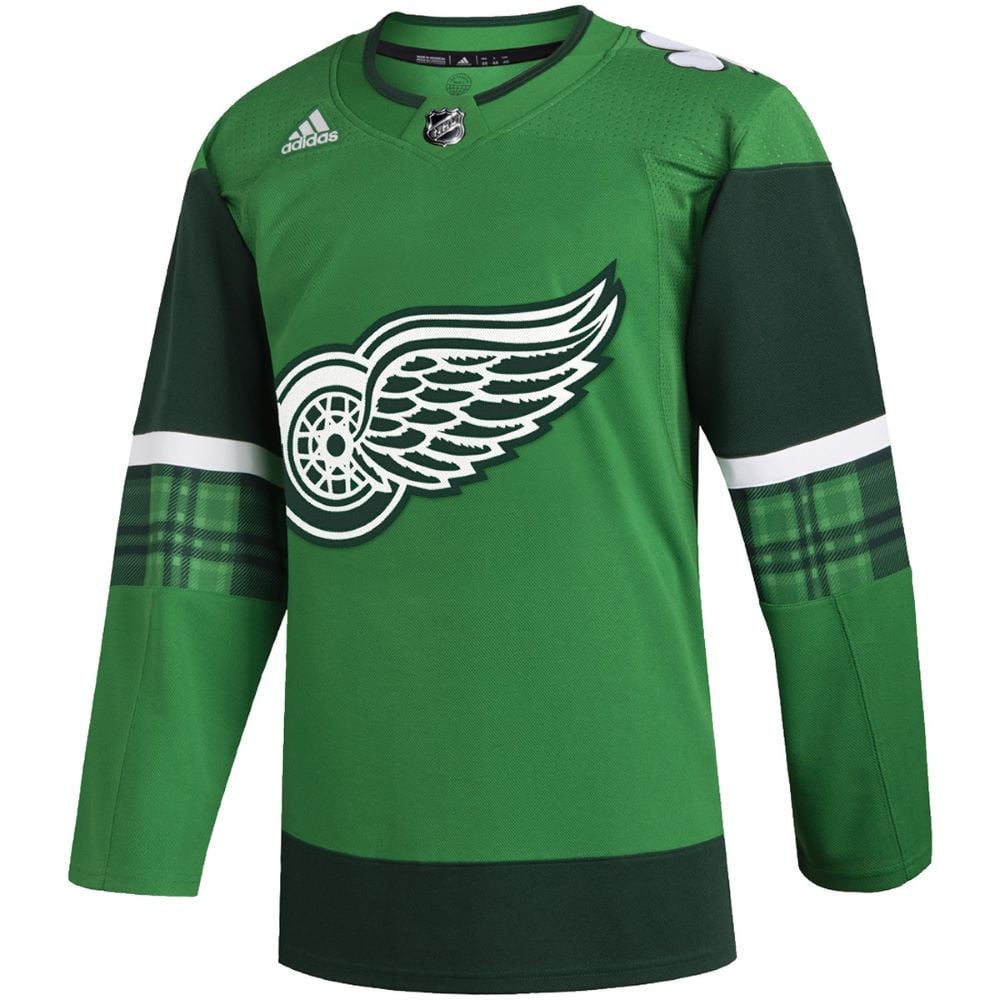 Detroit Red Wings St. Patty’S Day Custom Jersey – All Stitched