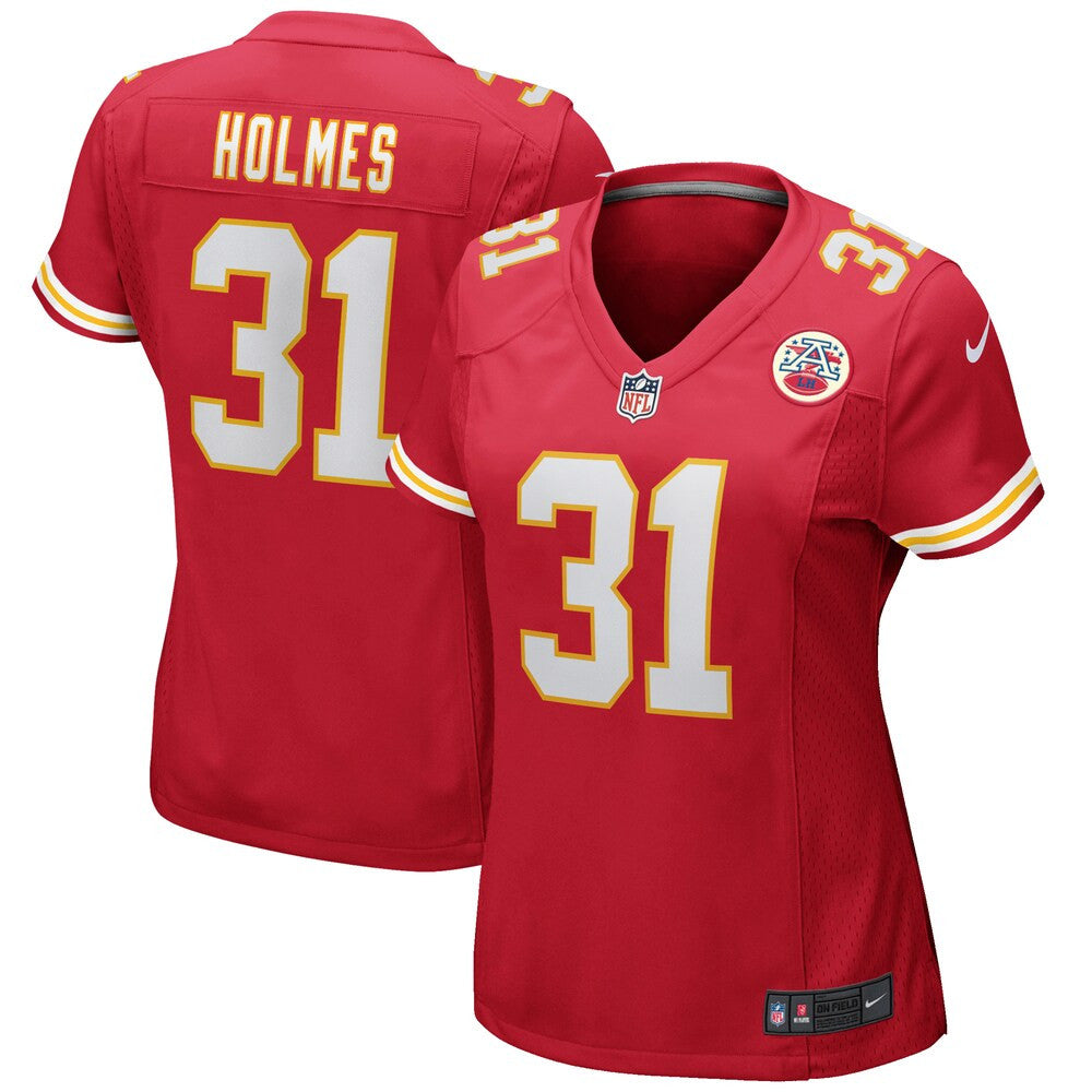 Women’S Kansas City Chiefs Priest Holmes Nike Red Game Retired Player Jersey