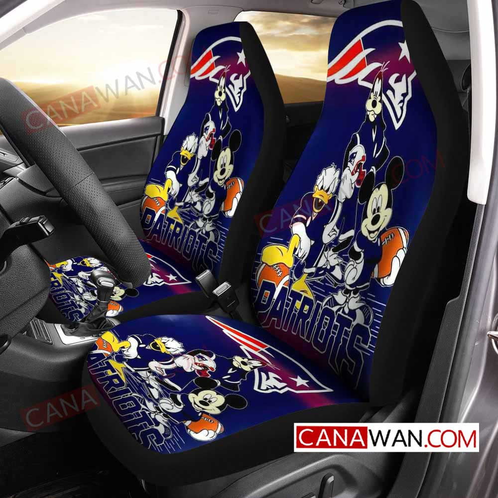 New England Patriots Car Seat Cover Set CSC1422