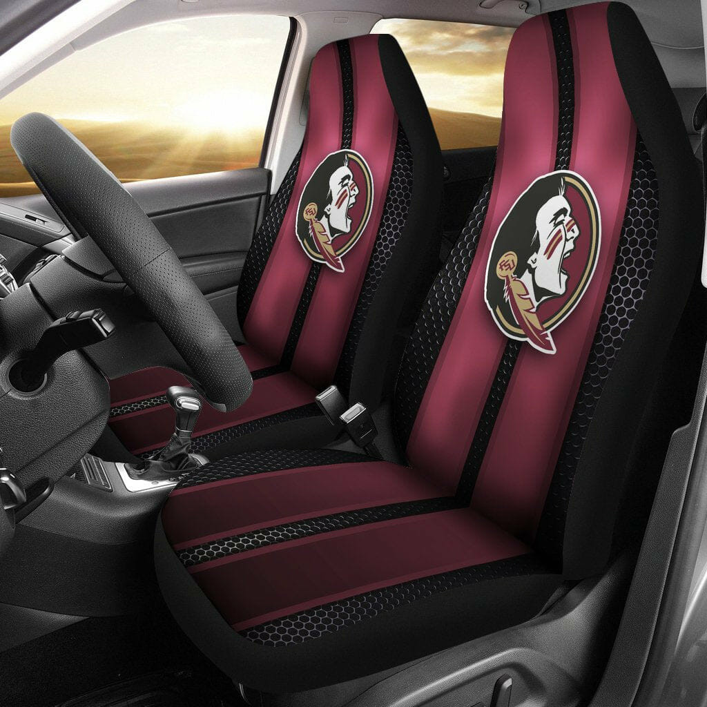 Florida State Seminoles Black Garnet Car Seat Cover Set CSC1807