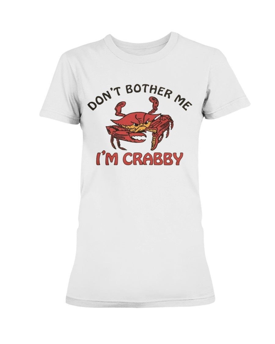 Vintage 90S Dont Bother Me Im Crabby Retro Ladies T Shirt 073121