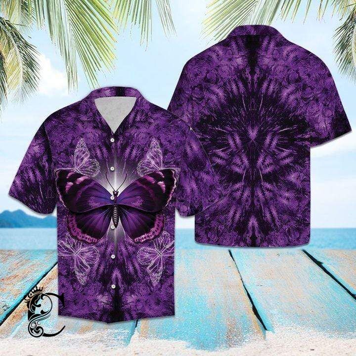 Aloha Shirt - Purple Haze