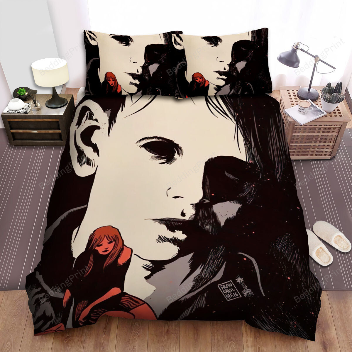Black-Eyed Children Art Poster Bed S &hellip;