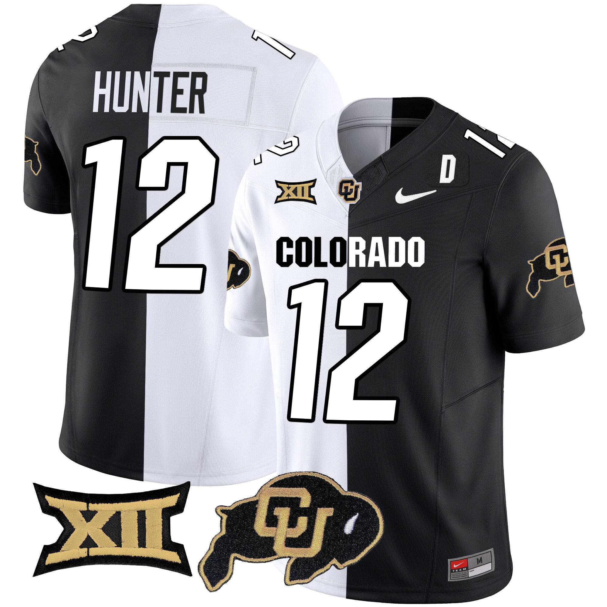 Travis Hunter Colorado Buffaloes Split Jersey – All Stitched