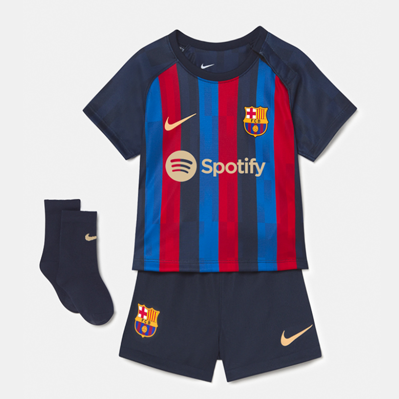 Barcelona  Unisex Shirt 2023 Home Custom Jersey, 2 – 13 Years Kids Kit