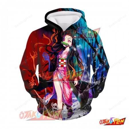 Animood Kimetsu no Yaiba - Demon Slayer Demon Prowess Nezuko Graphic Hoodie