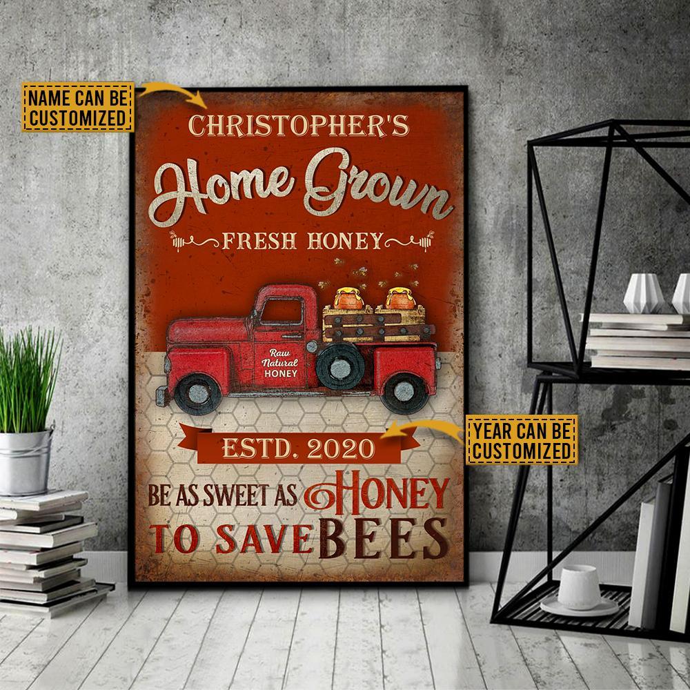 Personalized Honey Bee Raw Natural H &hellip;