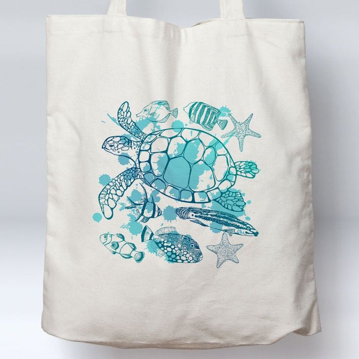 Beach Tote Bag – Sea Turtle Society by Coastal Passion, Best Tote Bags Ideas, Cute Tote Bags Ideas, Tote Bag Design Ideas, Girls Tote Bag, Best Canvas Tote Bags Ideas