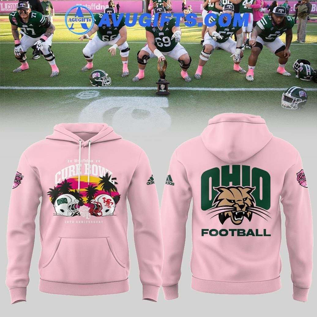 Ohio Bobcats Football Staffdna Cure Bowl Champions 2024 For Fans Limited Hoodie – Zip Hoodie 3D Aop Shirt