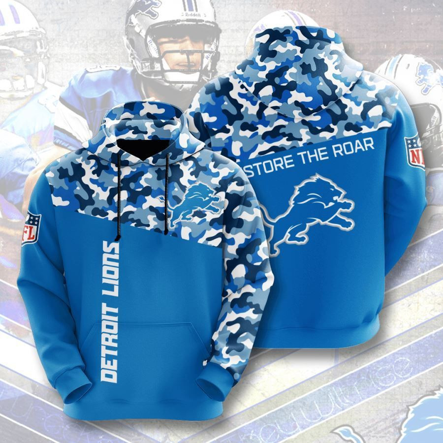 Detroit Lions Fans 3D All Over Designed Hoodie Gifts For Detroit Lions Fans Detroit Lions Lovers