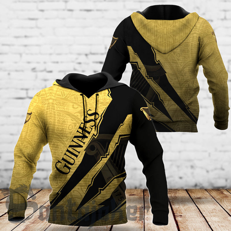 Guinness Beer Monster Style Hoodie & Zip Hoodie