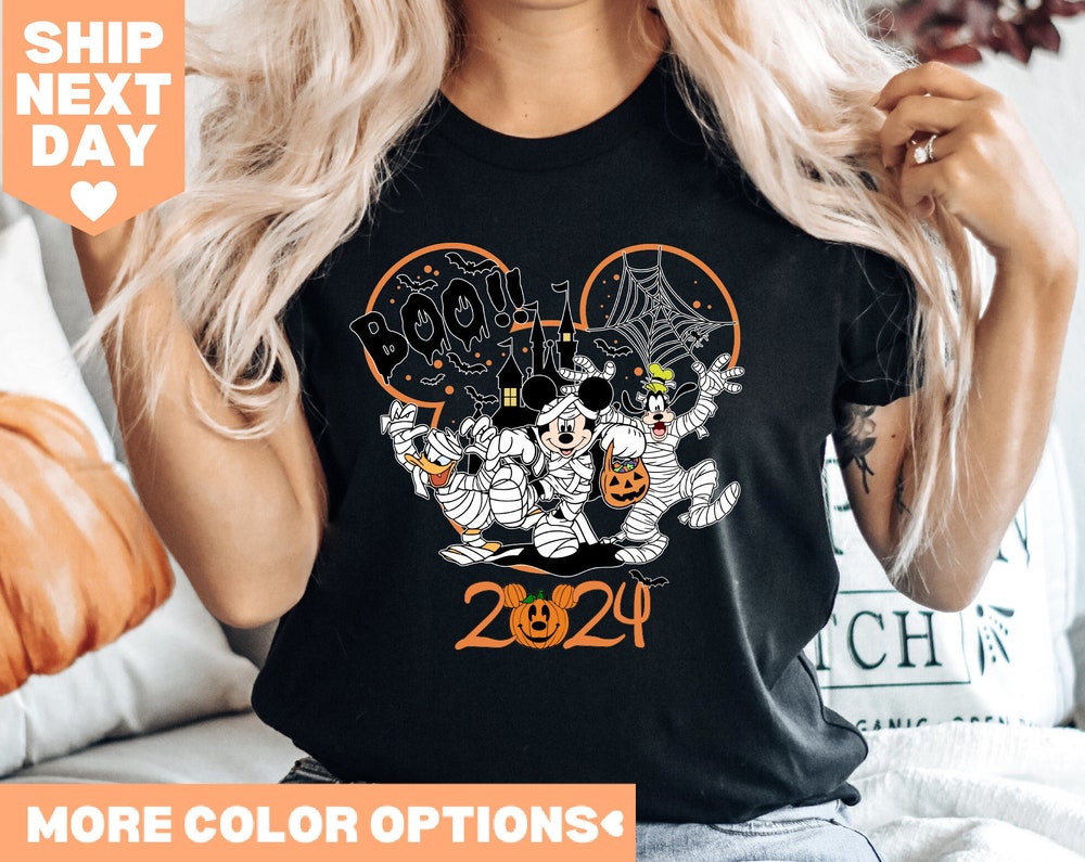 Disney Halloween 2024 Shirt, Disney Halloween Matching Shirt, Disney Family Shirt, Mickey Minnie and Friends Shirt, Disney Halloween Shirt  Ideas By BrunomarugsShop