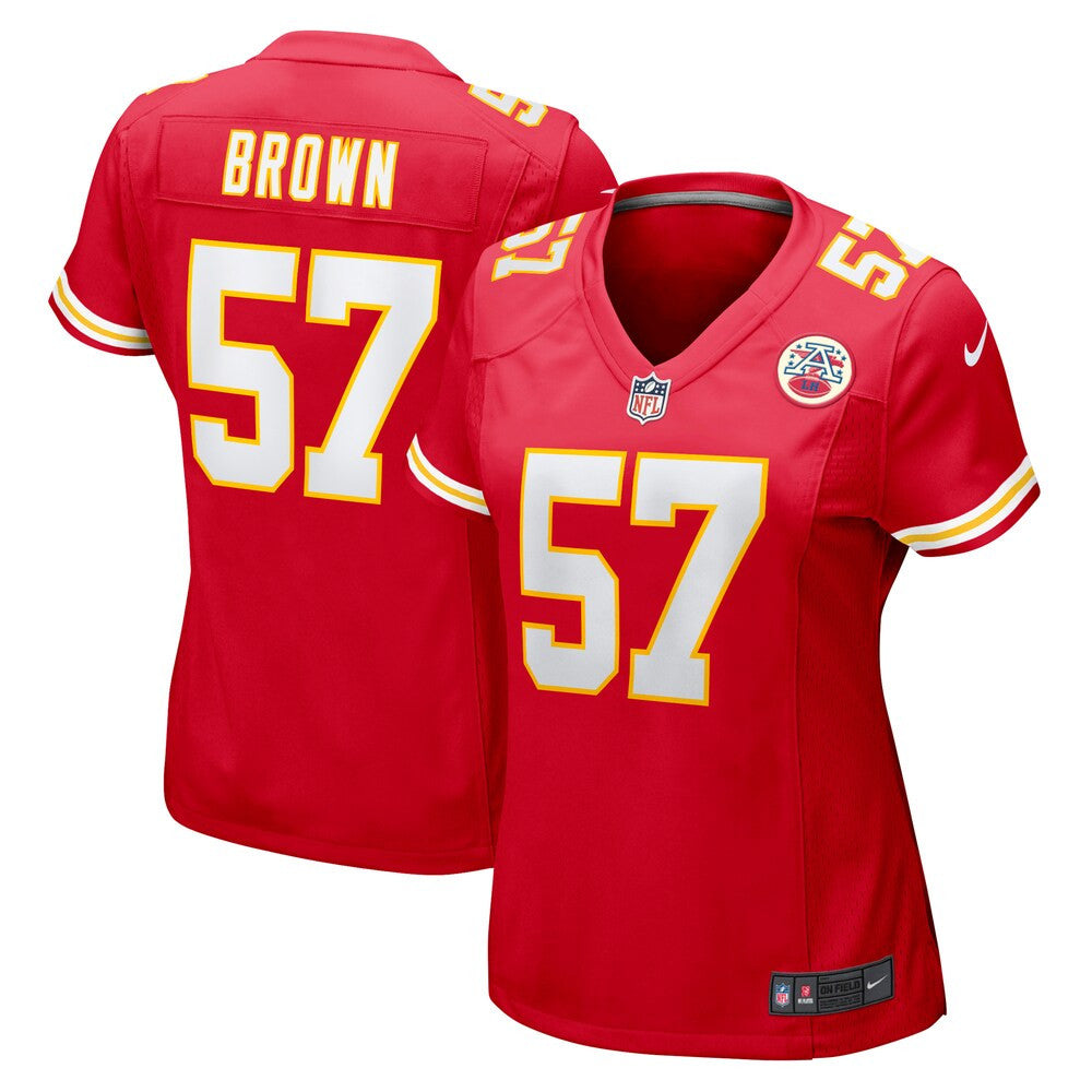 Women’S Kansas City Chiefs Orlando Brown Nike Red Game Jersey