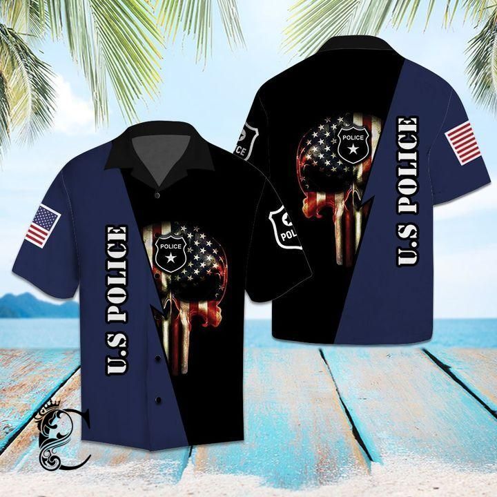 Beach Shirt Shop Us Police Hawaiian …