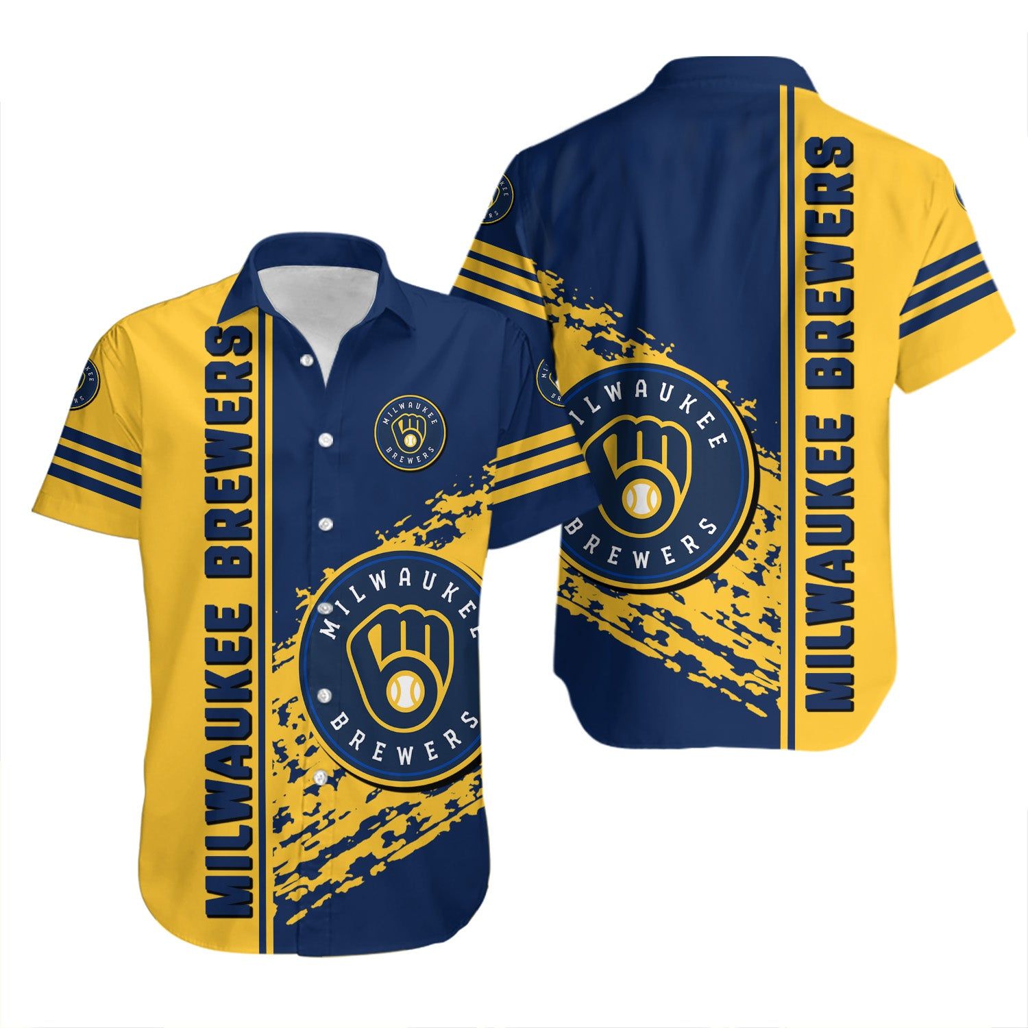 Milwaukee Brewers Hawaiian Shirt Quarter Style – Mlb