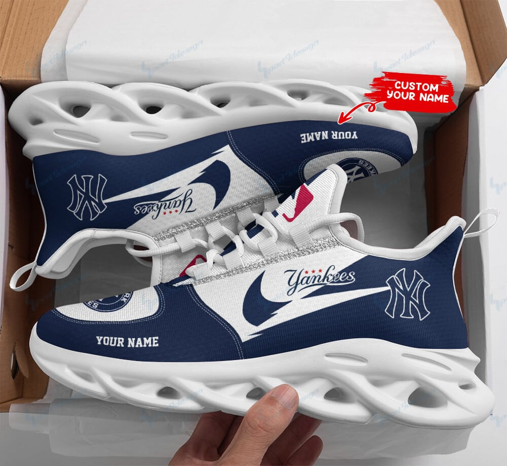 New York Yankees Personalized Clunky Sneaker Max Soul Shoes Ver 49