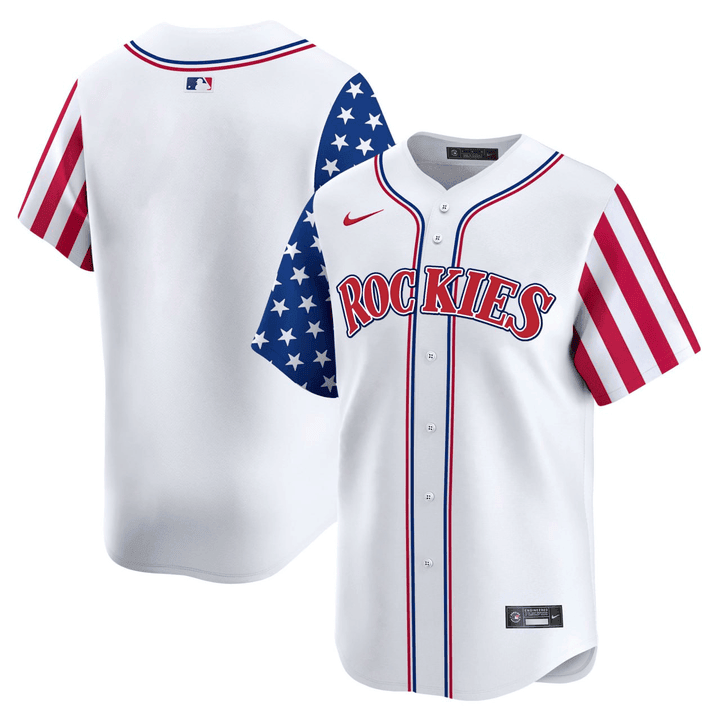 Atlanta Braves 2024 Independendence Day White Vapor Limited Edition Jersey – All Stitched