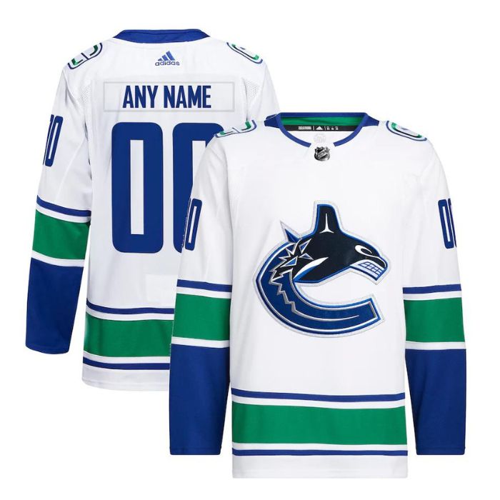 Vancouver Canucks Team Away Unisex 2023/24Custom Jersey – White