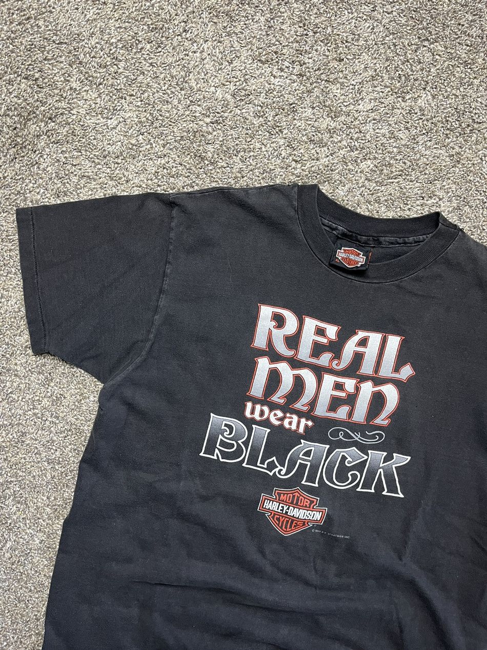 Vintage 90s Harley Davidson Faded Re …