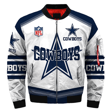 Dallas Cowboys Super Bowl NFL 3D Printed Bomber Jacket