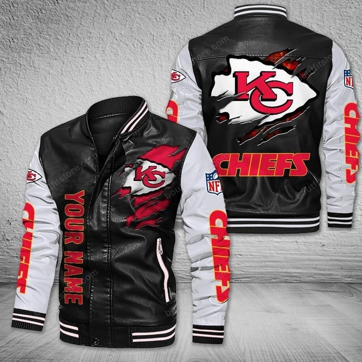 Kansas City Chiefs NFL Leather Varsity Jacket